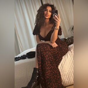 RAT & BOA MAGNOLIA FLORAL DRESS size XS